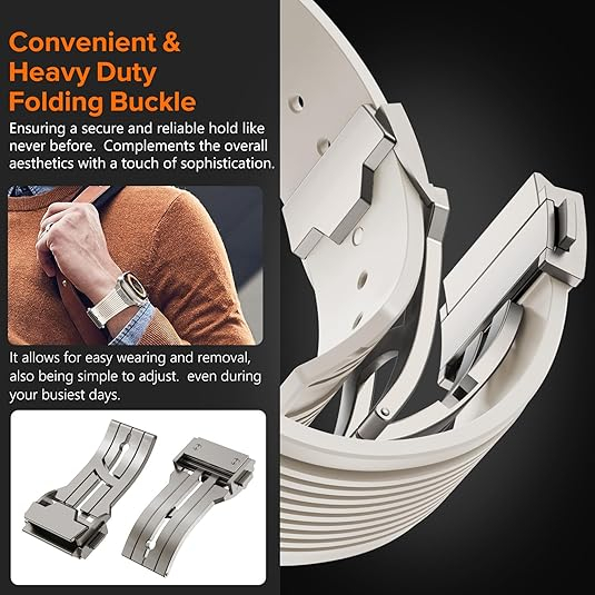 NewWays Apple Watch Ultra 3 Silikon Kay -Starlight Titanium