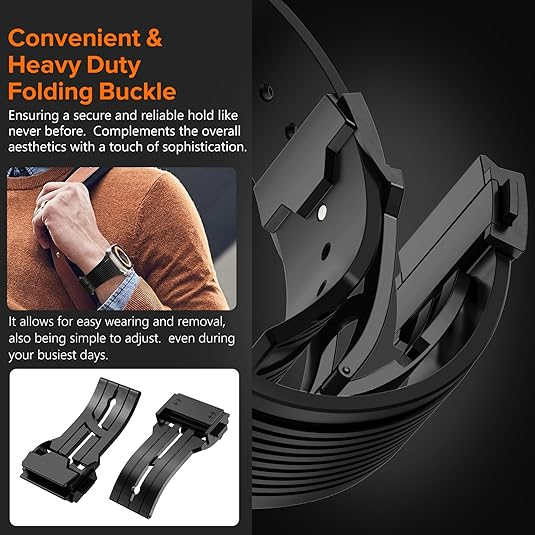 NewWays Apple Watch Ultra 3 Silikon Kay -Black Black