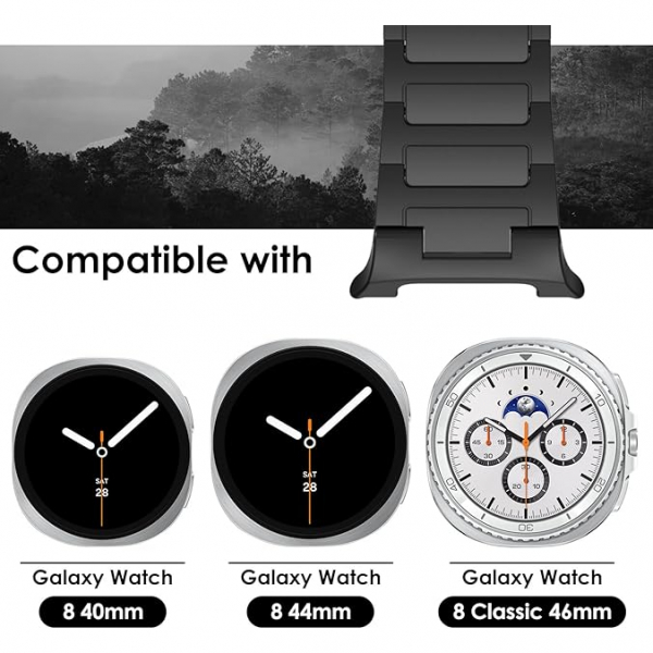 NewWays Galaxy Watch 8 Classic 46mm Kay-Black