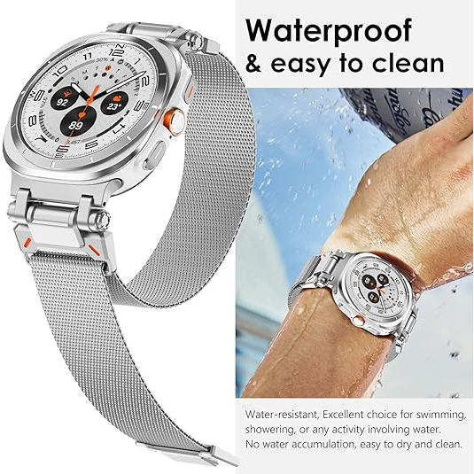 NewWays Galaxy Watch Ultra 47mm elik Kay-Silver