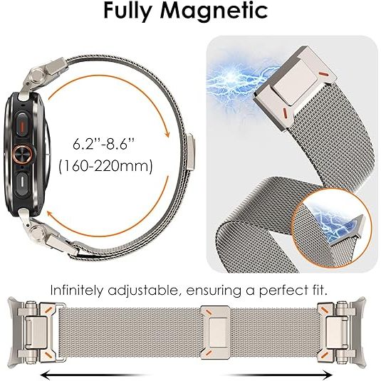 NewWays Galaxy Watch Ultra 47mm elik Kay-Titanium