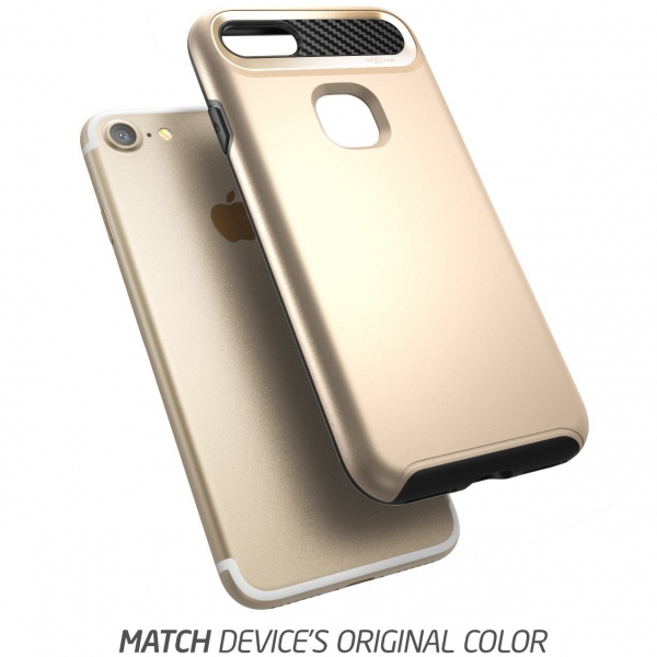 NexCase Apple iPhone 7 Armored Hybrid Klf-Gold