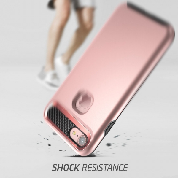 NexCase Apple iPhone 7 Armored Hybrid Klf-Rose Gold