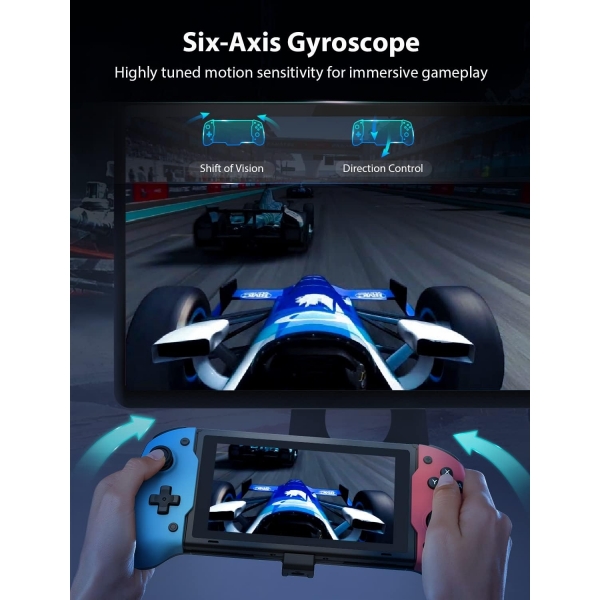 NexiGo Gripcon Nintendo Switch Ergonomik Oyun Konsolu-Classic