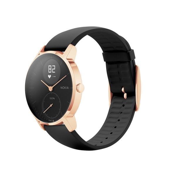 Nokia Steel HR Silikon Kay Akll Saat (36mm)-Rose Gold