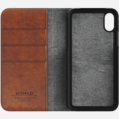 Nomad iPhone X Deri C�zdan K�l�f