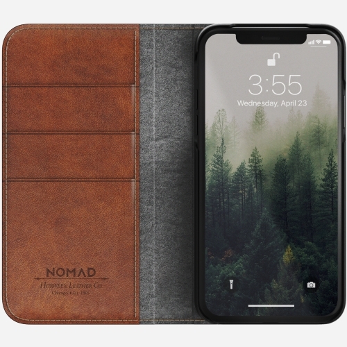 Nomad iPhone X Deri C�zdan K�l�f