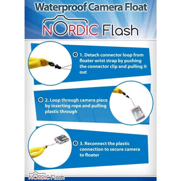 Nordic Flash Kamera in Su Geirmez Kay (2 Adet)-Yellow