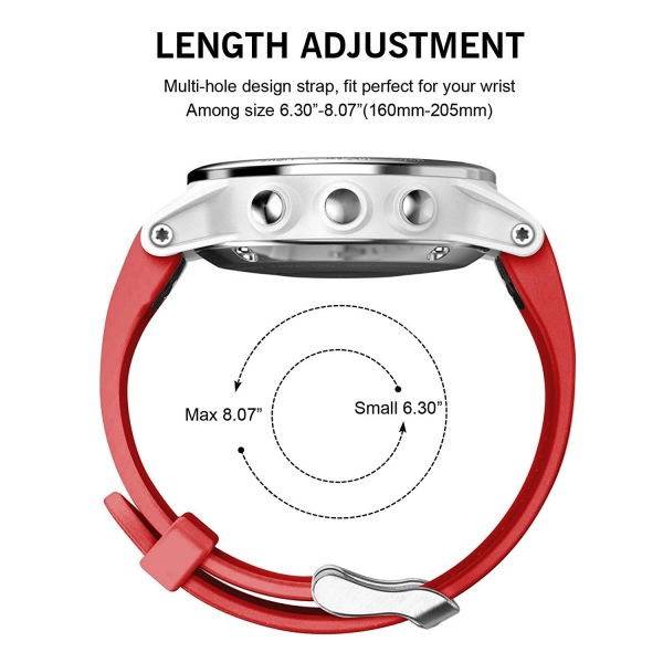 NotoCity Garmin D2 Delta S Silikon Kay-Red