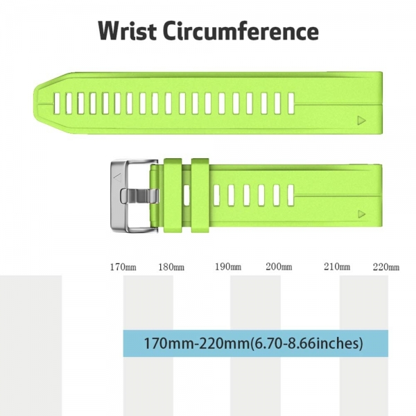 NotoCity Garmin Fenix 5S Plus Silikon Kay-Green