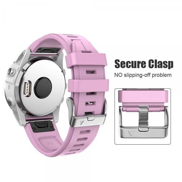 NotoCity Garmin Fenix 5S Plus Silikon Kay-Pink