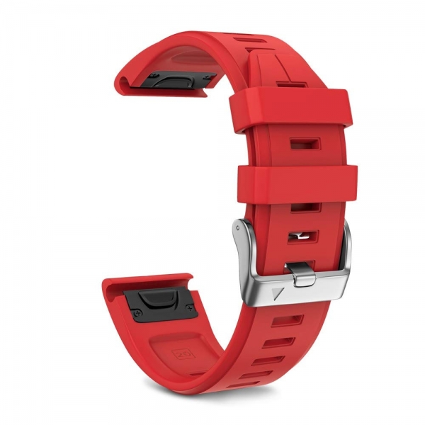 NotoCity Garmin Fenix 5S Plus Silikon Kay-Red