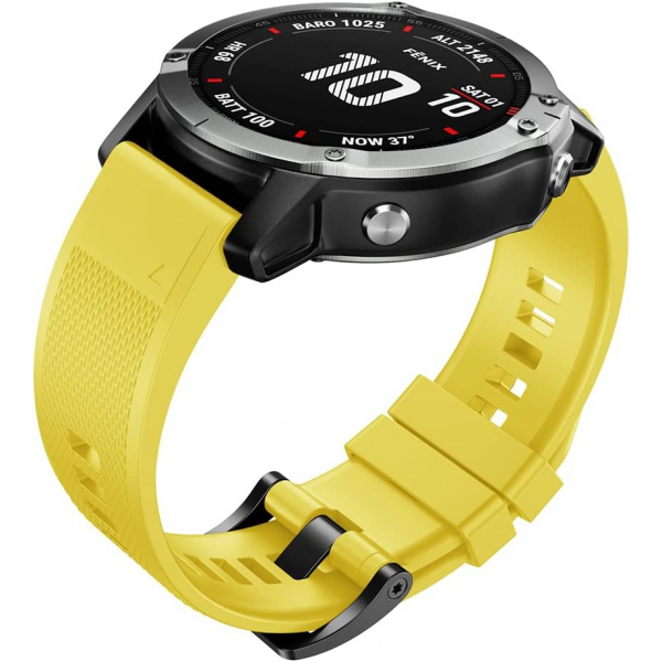 ANCOOL Garmin Fenix 7X/6X/5X Uyumlu Kay -Yellow