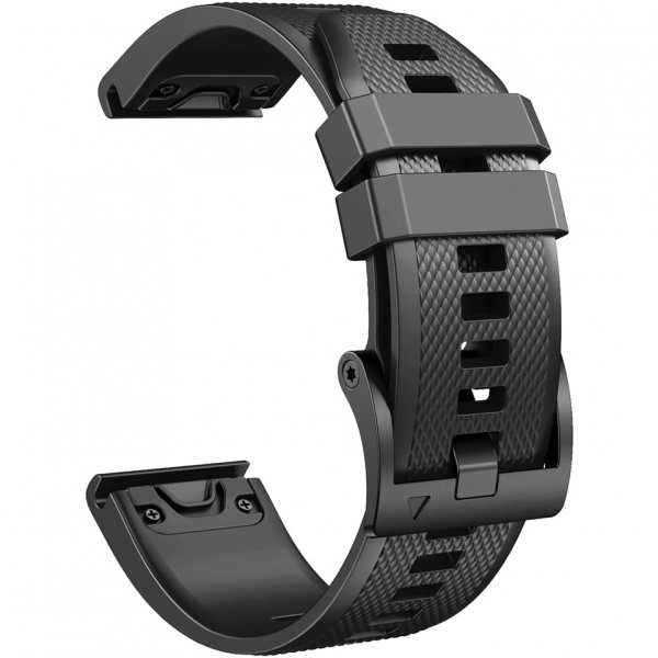 ANCOOL Garmin Fenix 7X/6X/5X Uyumlu Kay -Black