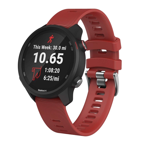 NotoCity Garmin Forerunner 645 Silikon Kay-Red