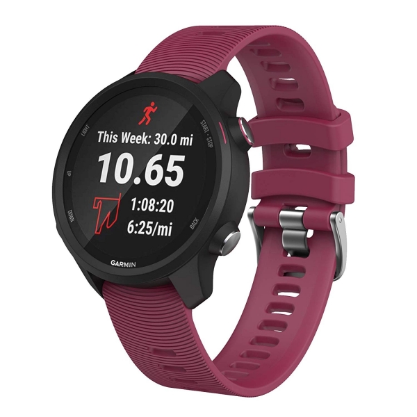 NotoCity Garmin Forerunner 645 Silikon Kay-Fuchsia