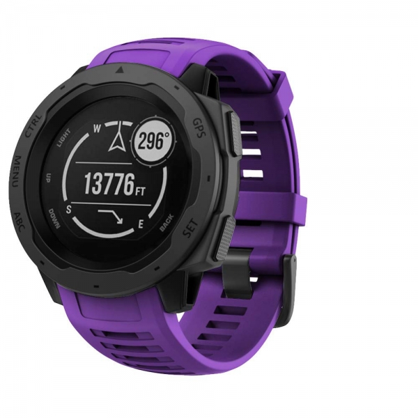 NotoCity Garmin Instinct Silikon Kay-Purple