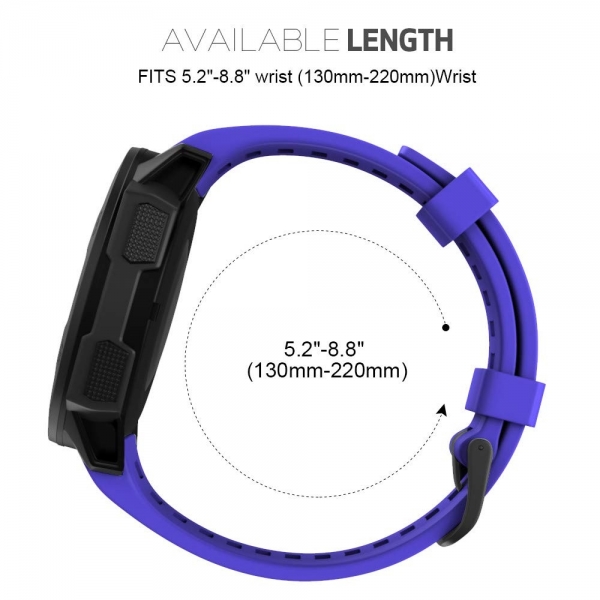 NotoCity Garmin Instinct Silikon Kay-Royal Blue