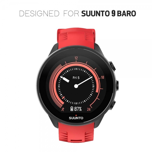 NotoCity Suunto 9 Yumuak Silikon Kay-Red