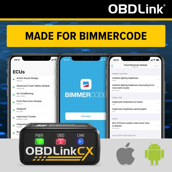 OBDLink CX Bimmercode Bluetooth OBD 2 Ara� Tan� Cihaz�