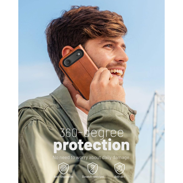 OCASE Apple iPhone Air C�zdan K�l�f-Brown