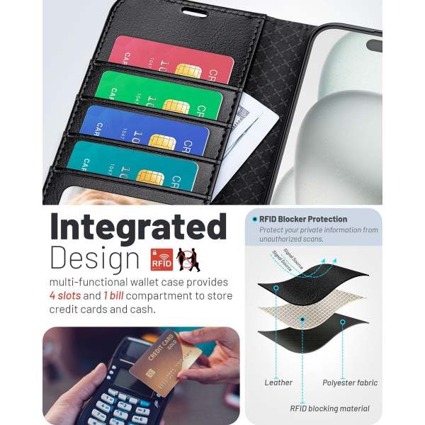 OCASE Apple iPhone Air C�zdan K�l�f-Black