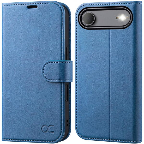 OCASE Apple iPhone Air C�zdan K�l�f-Light Blue