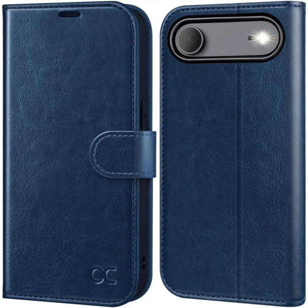 OCASE Apple iPhone Air C�zdan K�l�f-Blue