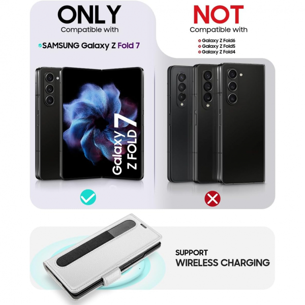 OCASE Samsung Galaxy Z Fold 7 Klf-Silvery