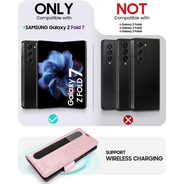 OCASE Samsung Galaxy Z Fold 7 Klf-Pink