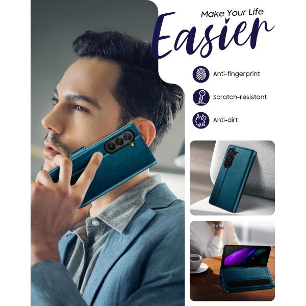 OCASE Samsung Galaxy Z Fold 7 Klf-Peacock Blue