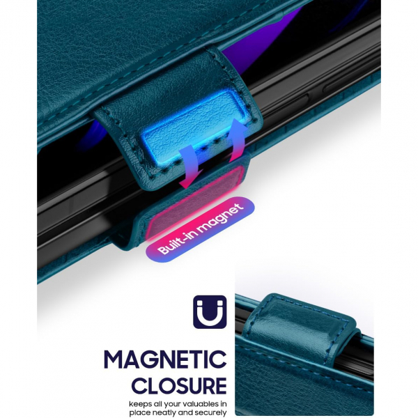 OCASE Samsung Galaxy Z Fold 7 Klf-Peacock Blue