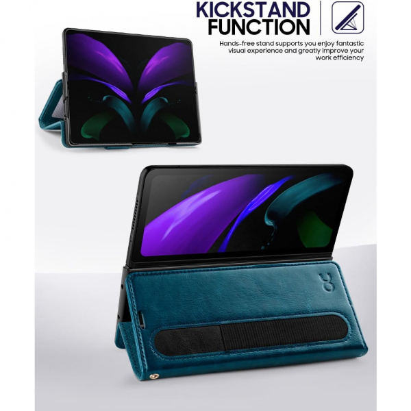 OCASE Samsung Galaxy Z Fold 7 Klf-Peacock Blue