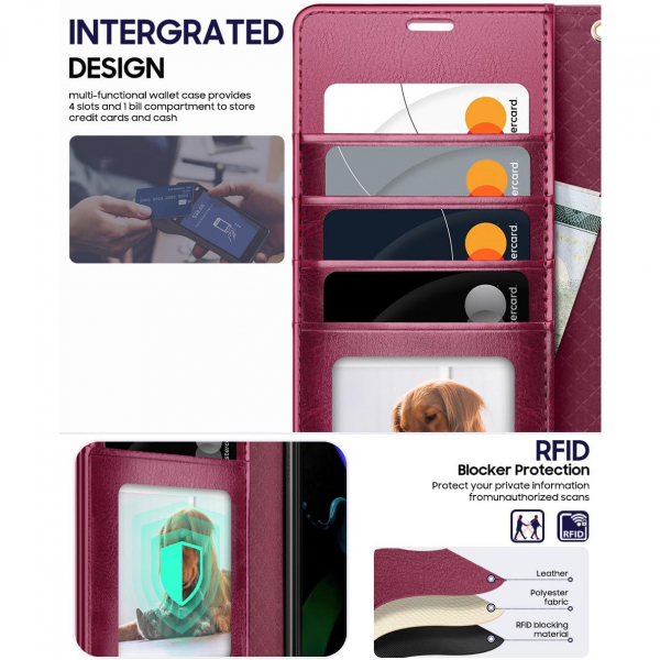 OCASE Samsung Galaxy Z Fold 7 Klf-Burgundy
