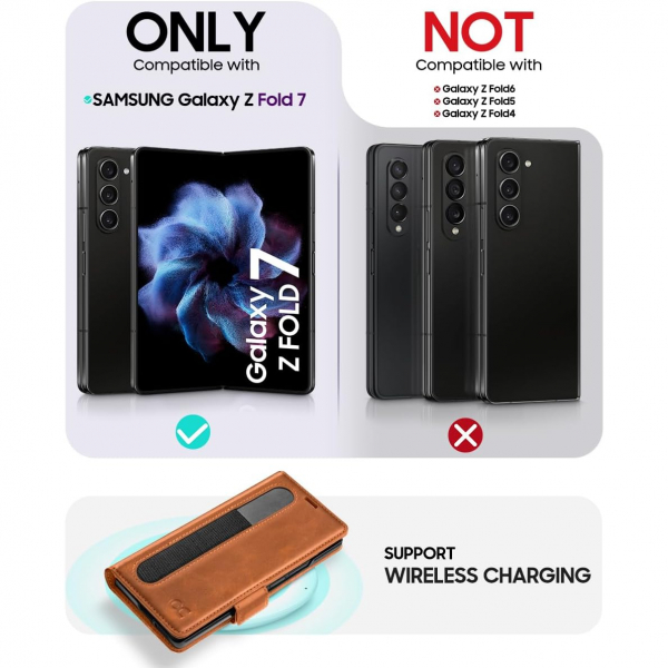 OCASE Samsung Galaxy Z Fold 7 Klf-Brown