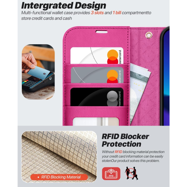 OCASE Apple iPhone 16e Czdan Klf-Rose 