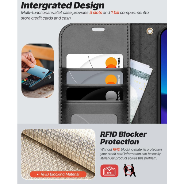 OCASE Apple iPhone 16e Czdan Klf-Graphite