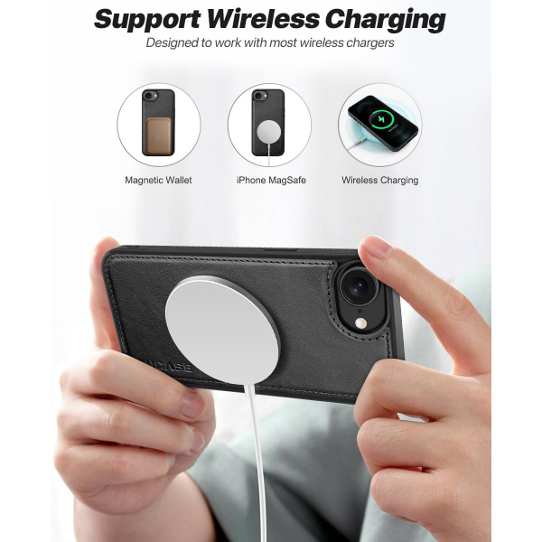 OCASE Apple iPhone 16e Czdan Klf-Graphite