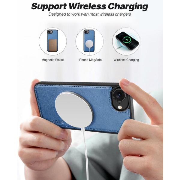 OCASE Apple iPhone 16e Czdan Klf-Light Blue
