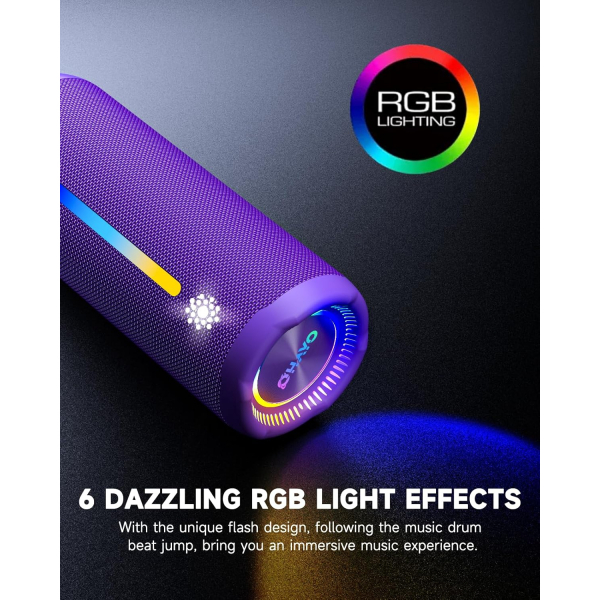 OHAYO Tanabilir Bluetooth Hoparlr-Purple