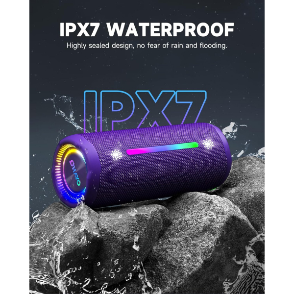 OHAYO Tanabilir Bluetooth Hoparlr-Purple