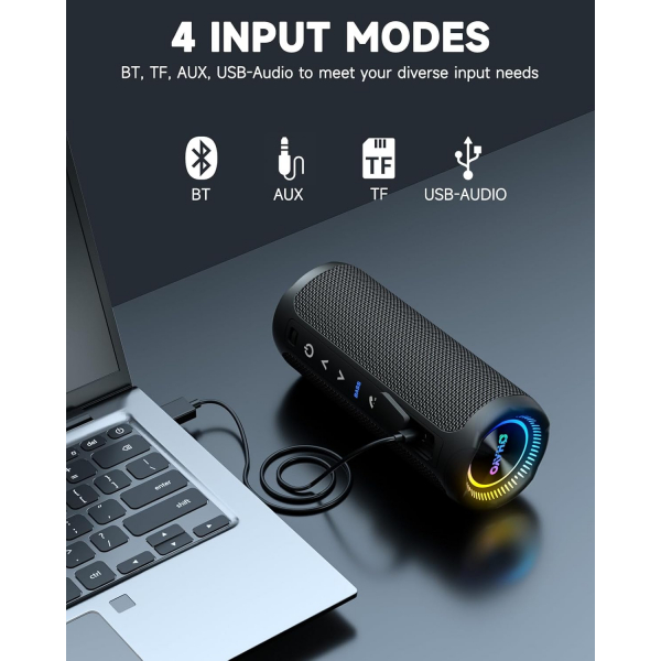 OHAYO Tanabilir Bluetooth Hoparlr-Black