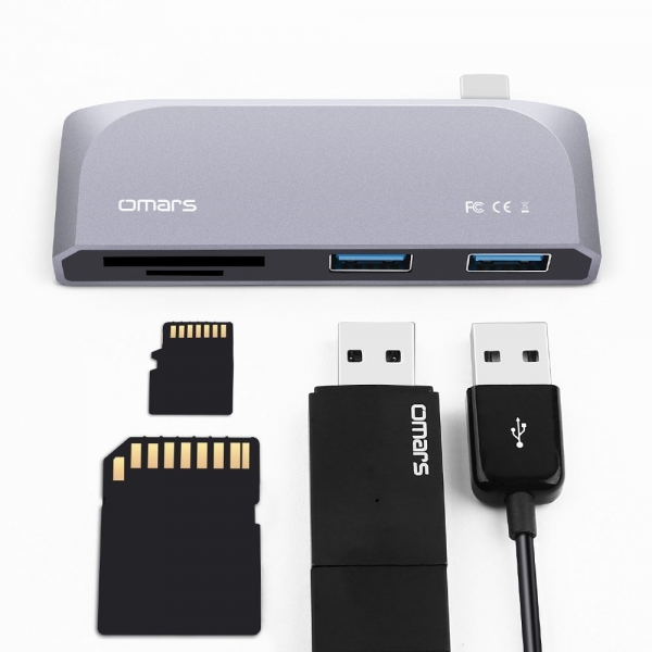OMARS USB Type C oklu Hub Adaptr