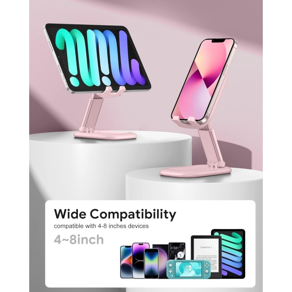 OMOTON Akll Telefon Stand -Pink