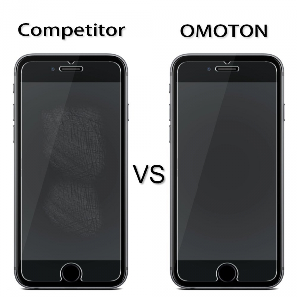 OMOTON Apple iPhone 6 / 6S Temperli Cam Ekran Koruyucu (2 Adet)