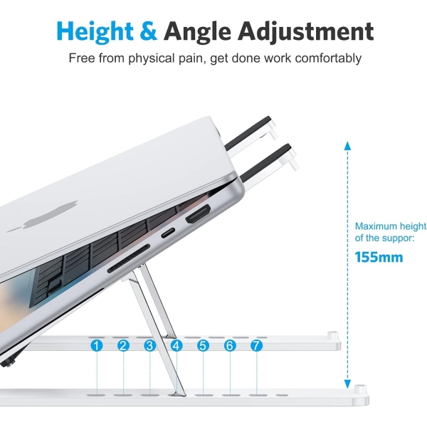 OMOTON Ayarlanabilir Laptop Stand -White