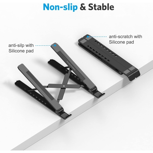 OMOTON Ayarlanabilir Laptop Stand -Black