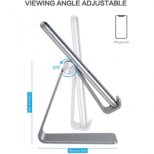 OMOTON C2 Alminyum Telefon Stand-Grey