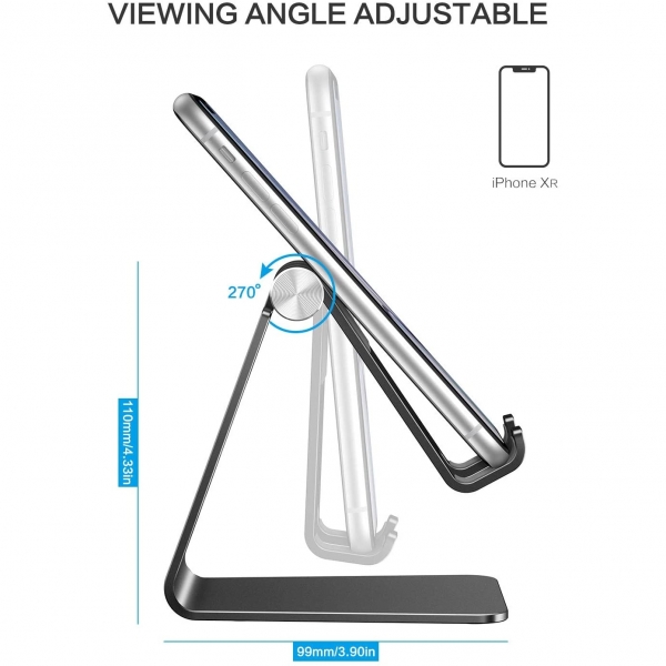 OMOTON C2 Alminyum Telefon Stand-Black