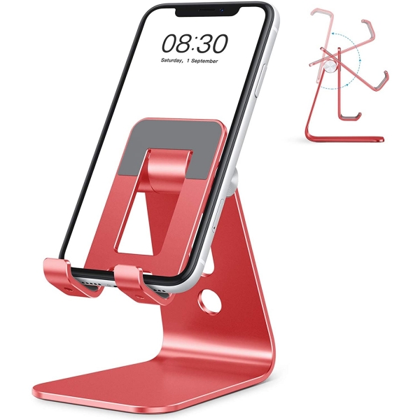 OMOTON C3 Alminyum Telefon Stand-Red